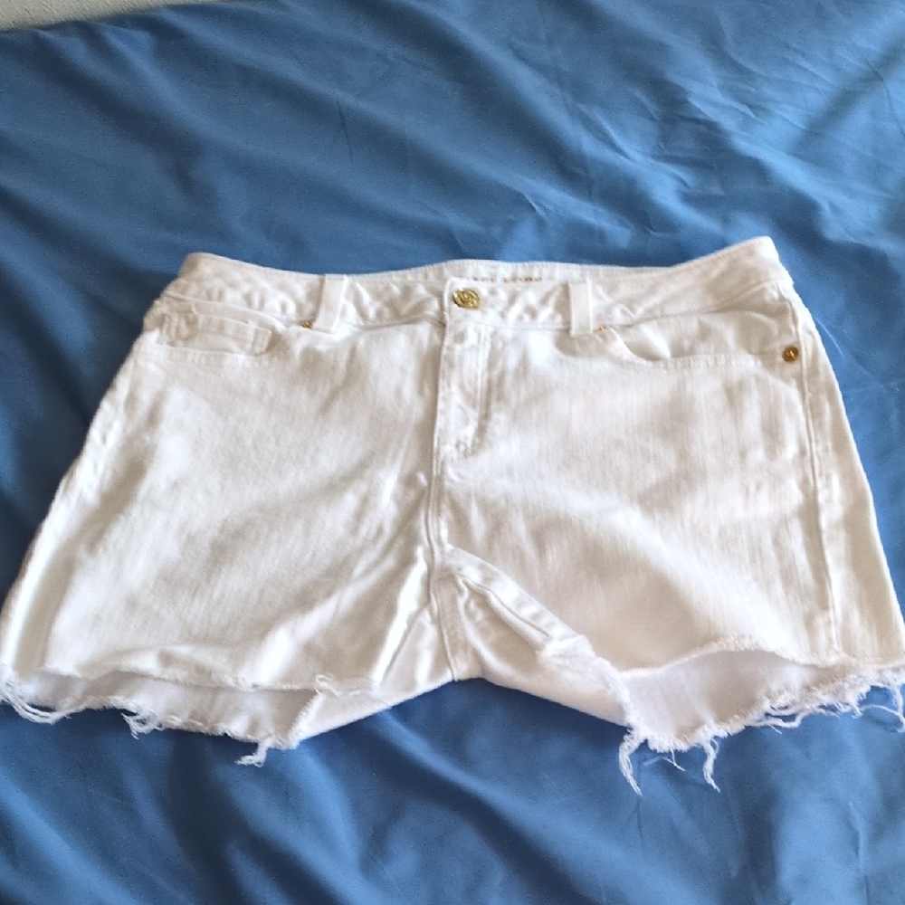 Michael Kors White Jean Shorts
